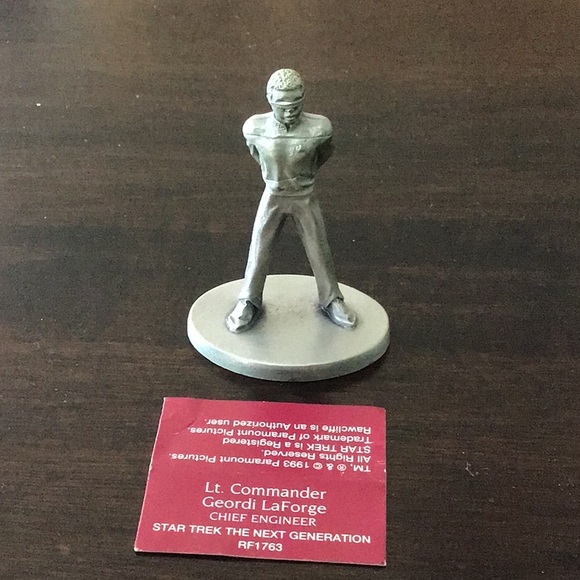 Set of 7 Star Trek: The Next Generation Pewter Characters - Picture 15 of 16